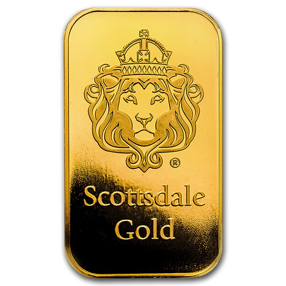 1 gram Gold Bar Scottsdale 1 gram (Gold Bars & Rounds) APMEX